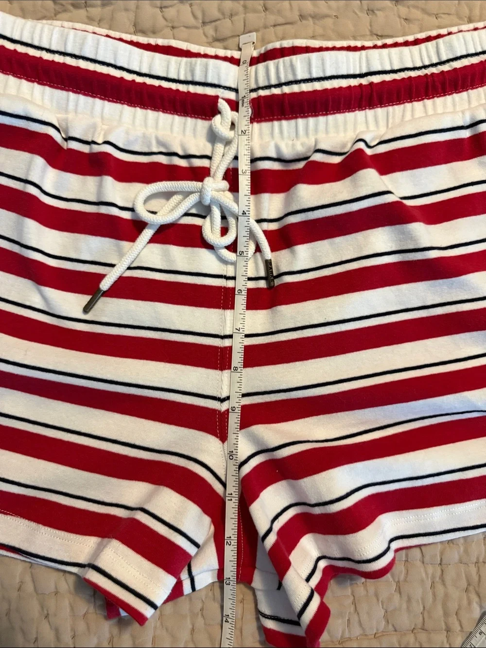 Parke for Target Red and White Striped High Waist Women’s Shorts